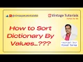How to sort dictionary by values