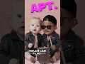 Download Lagu APT. | Baby Bruno Mars \u0026 ROSÉ Steal the Show 🍼 👶 ✨ #shorts