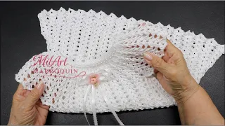 Vestido Crochet para Niña (9-12 meses) ¡Tan Fácil que no lo Creerás