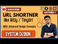 System Design 1 Design Tiny URL with Advanced Design URL Shortner Bitly TinyURL HLD LLD