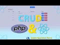 React CRUD operations using PHP API and MySQLi PHP REST API CRUD in React PHP Part 2