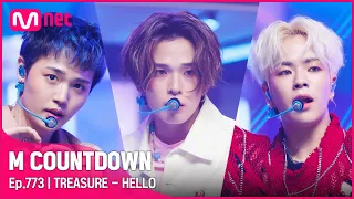 [TREASURE - HELLO] Comeback Stage | #엠카운트다운 EP.773 | Mnet 221006 방송