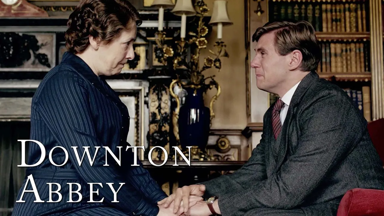 Mrs Hughes Comforts Tom Branson | Downton Abbey