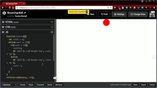 Live Coding Bouncing Ball