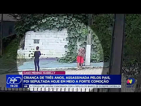 Caso Isabelle: comoção marca o sepultamento da criança de três anos em Indaial