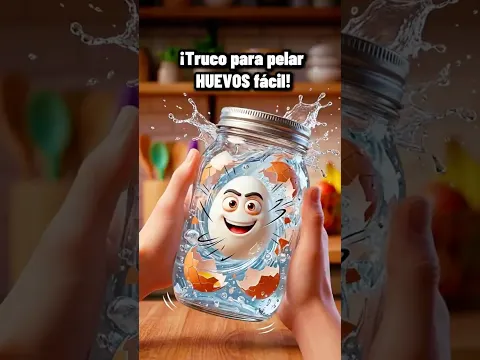 EL TRUCO DEFINITIVO para pelar huevos en segundos! 🥚#shorts