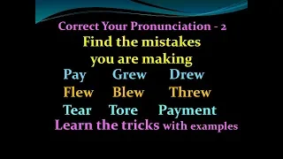 Download Correct Your Pronunciation - Part 2 : Find the mistakes we're making MP3