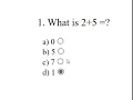 MCQ Create in HTML CSS And HTML Coding Short