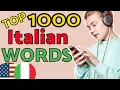 Top 1000 ITALIAN WORDS You Need to Know 😇 Learn Italian and Speak Italian Like a Native 👍 Italian