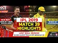 Lagu IPL 2019 Match 39: RCB vs CSK Highlights | Dhoni 84 (48) vs Steyn | RCB Win by 1 Run 