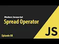 Spread Operator in javascript ES6 Advanced Malayalam Tutorial arrays Objects FreshTutorz