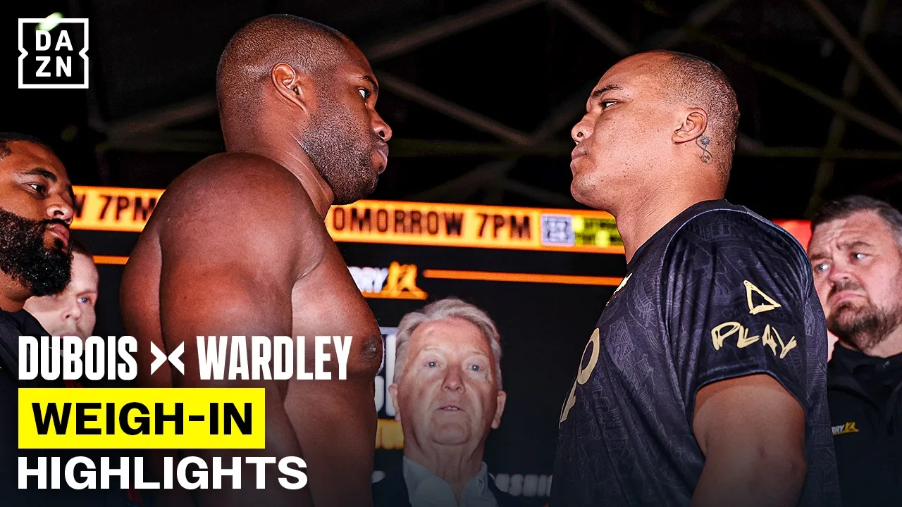 Daniel Dubois vs. Fabio Wardley 2 | Weigh-in Highlights