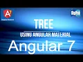Realization of Tree function by Angular Material in Angular7