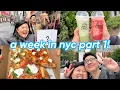 a week in new york city pt 1 eating shopping sightseeing more