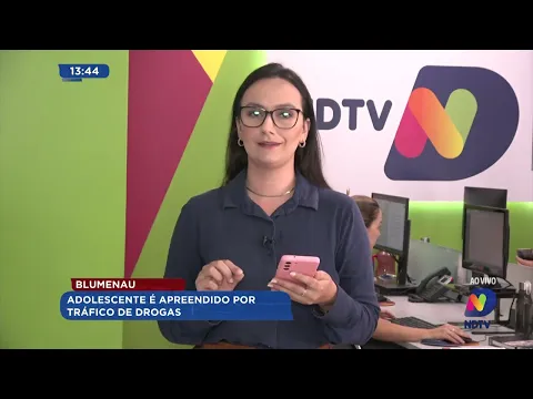 Adolescente é apreendido por tráfico de drogas em Blumenau