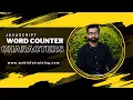 How To Create A Word Counter Using HTML CSS JavaScript