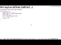 Arch1005 RISC-V Assembly 04 Local Variables 04 ArrayLocalVariable2 c 1
