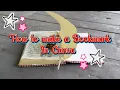 How To Make a Bookmark using Canva Design