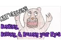 ARTexplains Blinking Batting Rolling your Eyes