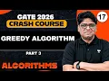 Algorithms 17 Greedy Algorithm Part 03 GATE 2026 Crash Course Pankaj Sharma Sir