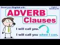 ADVERB CLAUSES Made Easy All 9 Types Explained with Real Examples Pictures