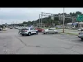 Roanoke County police block private parking lot while writing a ticket
