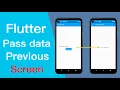 Flutter Pass Data Back to Previous Screen GetX Get back
