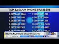Top 12 phone numbers used in scams