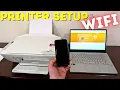 How to setup HP DeskJet 2734e Printer over Wifi and Install Ink Wireless Printing