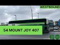 GO Transit Route 54 Westbound in 3 Minutes Timelapse