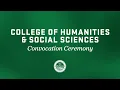 UVU College of Humanities Social Sciences 2026 Convocation Ceremony
