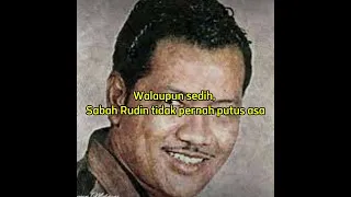 kesedihan sabarudin tukang kasut