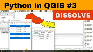 PyQgis Dissolve tool using python in QGIS using Field value Python code in console