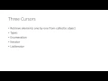 Collection Cursors