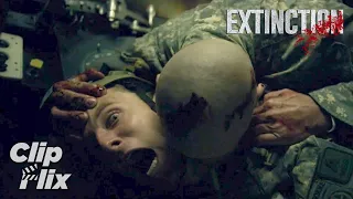 Zombies take out soldiers during refugees transport | EXTINCTION | Zombie Horror Movie