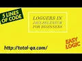 Loggers in Java Selenium for Beginners