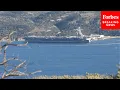 USS Gerald R Ford Seen Docked In Crete Amid Heightened Tensions With Iran
