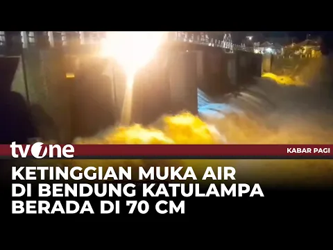 Bendung Katulampa Bogor Siaga 4, Tinggi Air 70 Cm