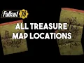 ALL TREASURE MAP LOCATIONS Fallout 76