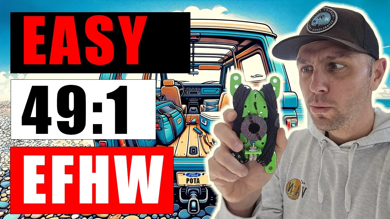 EASY Walkthrough To Build a 49:1 EFHW Antenna that does OVER 100 WATTS!