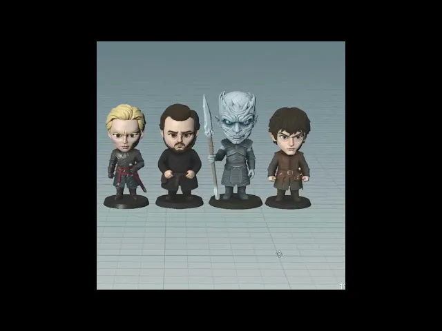 Jon Snow Game of Thrones - Free Sample STL | Full 12-Character Bundle on Profile video thumbnail