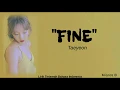Download Lagu FINE _ TAEYEON _ LIRIK TERJEMAH BAHASA INDONESIA
