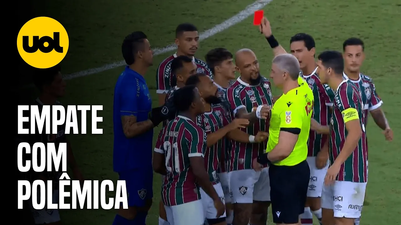 ???? FLUMINENSE E FLAMENGO EMPATAM; FELIPE MELO DEVERIA TER SIDO EXPULSO? GABIGOL PISOU EM GANSO
