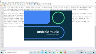 AsyncTask and weakreference android app development