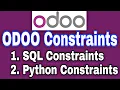 ODOO Constraints Explained SQL Constraints Python Constraints