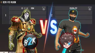 Download B2K VS RUOK FF | BORN2KILL VS RUOK 1V1 MOST AWAITED ROOM IN THE WORLD MP3