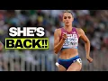 The INSANE Way Abby Steiner SHOCKED The Sprinting Fans AGAIN
