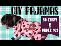 Pet Pajamas from baby clothes for under 1 in under 15 minutes