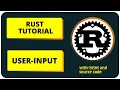 User-Input In Rust Rust Complete Tutorial In Hindi