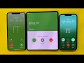 Lagu iPhone XS incoming Call Samsung Z Fold, IPhone 13, fake calls FaceTime